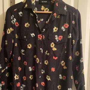 The Kooples floral button down.